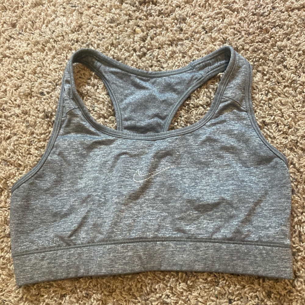 Nike Heather Gray Sports Bra